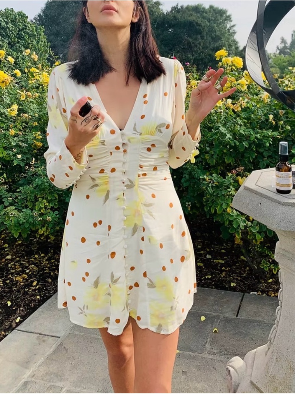 Free People Polka Dot “Date Night Long Sleeves”